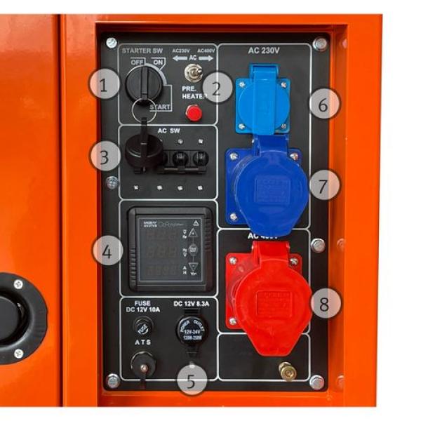Unicraft Synchron-Stromerzeuger PG-D 130 TEA-S HC